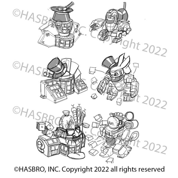 Transformers BotBots Unproduced Concept Art Image  (2 of 2)